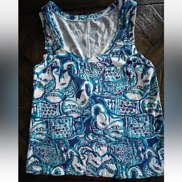 Lilly Pulitzer Womens Tank Top Sz S - Picture 4 of 4